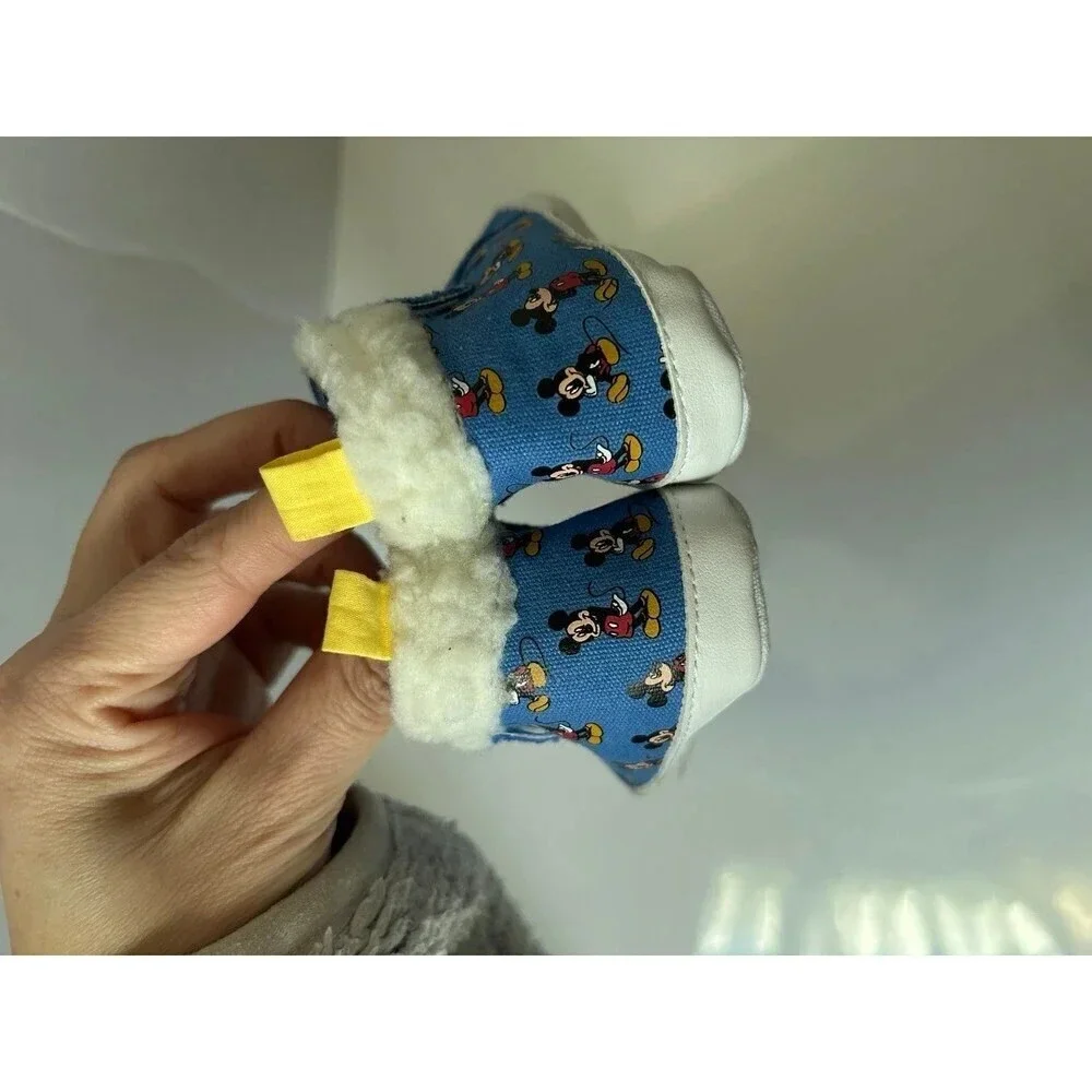 Disney mickey high top baby shoes